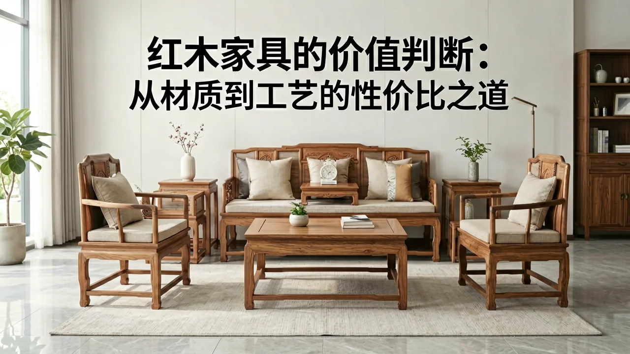 红木家具的价值判断:从材质到工艺的性价比之道